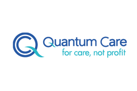 Blue Quantum Care- for care, not profit logo