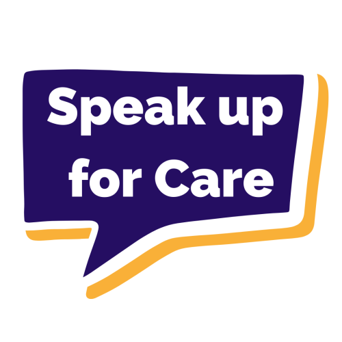 Speak Up For Care logo